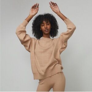 Lunya Tan Pajama Sweater